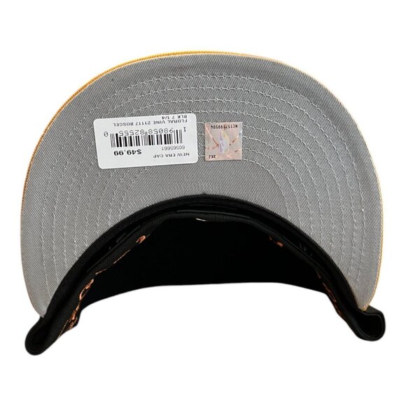 New Era Boston Celtics Floral Vine 59FIFTY Fitted Hat Cap - Picture 7 of 9